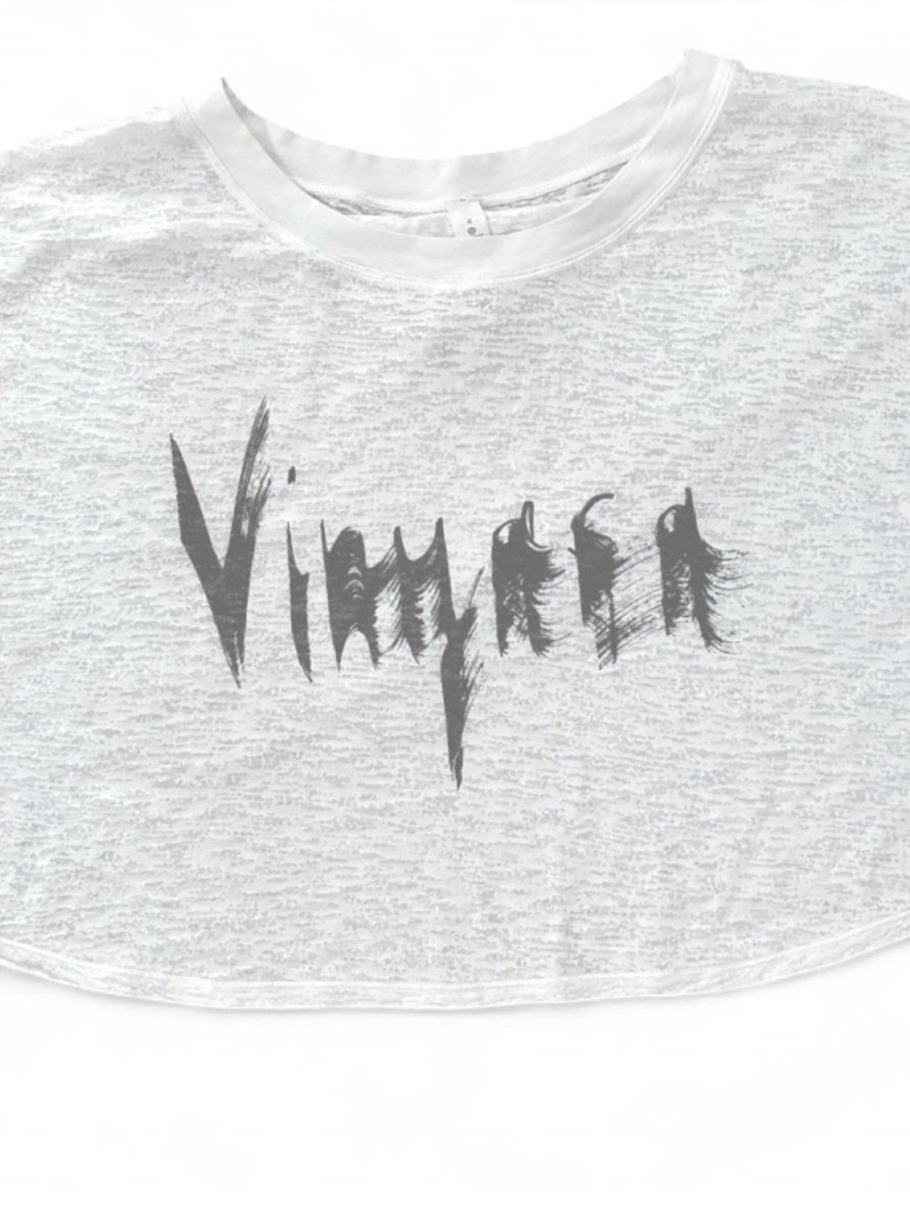 Lululemon white cropped top t-shirt